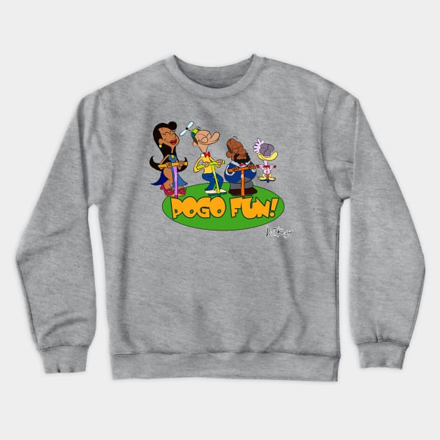 Pogo Fun! Crewneck Sweatshirt by D.J. Berry